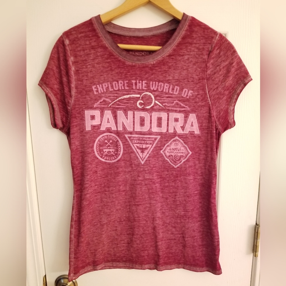 Women's Disney Parks Pandora Distressed T-shirt Size M
